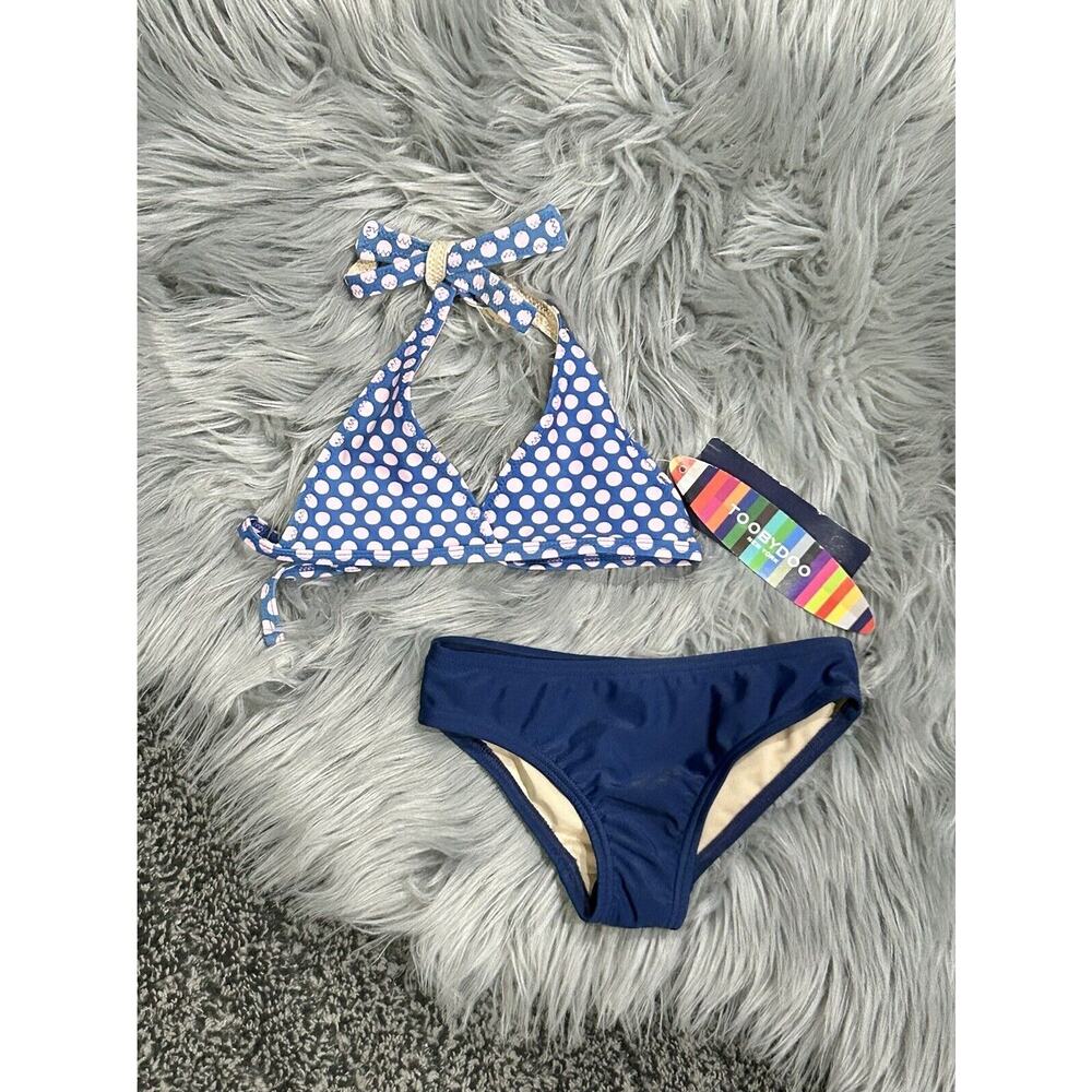 Toobydoo Girls Polka Dot 2 Piece Swim Bikini 12-24month NWT